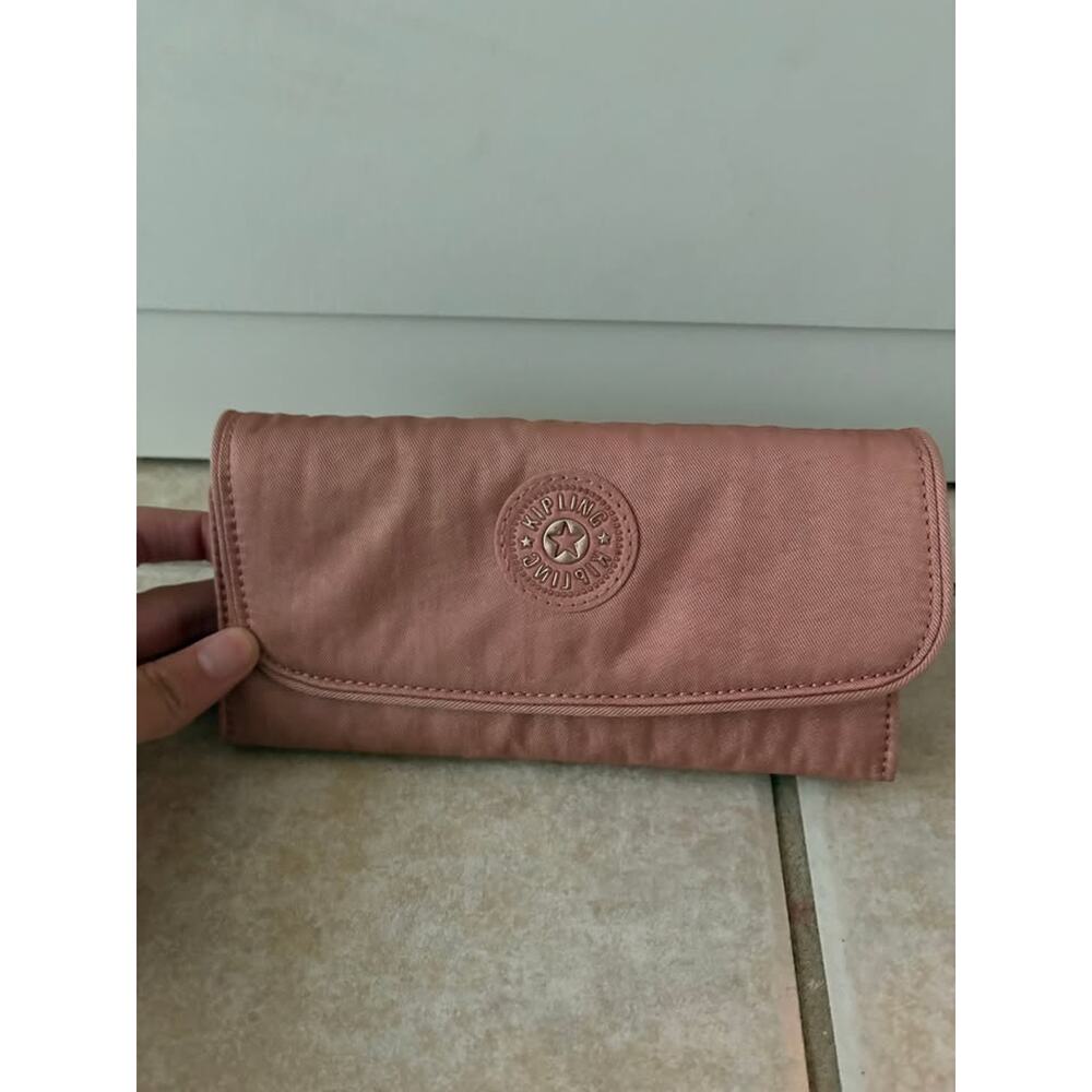 Kipling Basic Money Land Wallet L – Rosa Pastel
